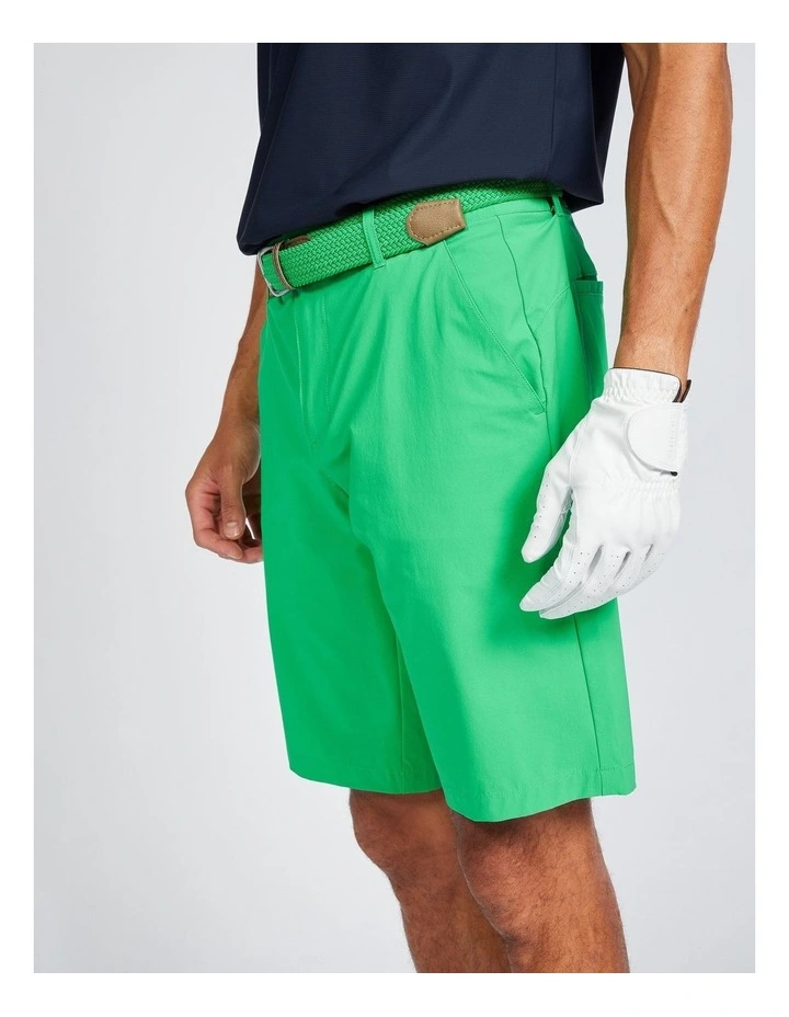 Decathlon | Mens golf shorts - WW500 dark green image 2