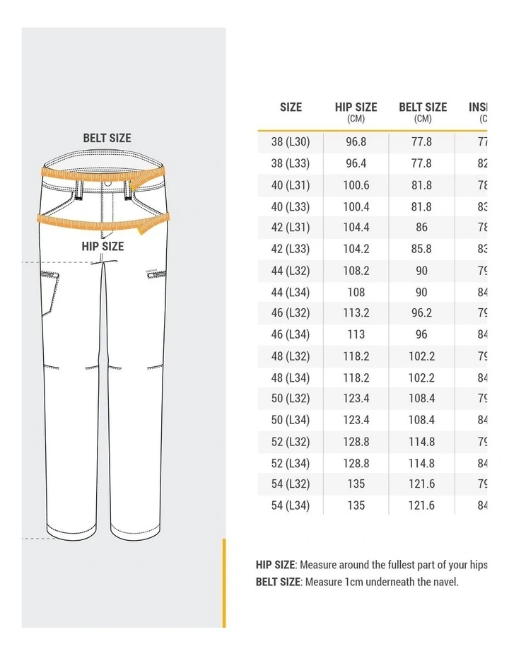 Decathlon | Men's NH500 Regular off-road hiking trousers image 3