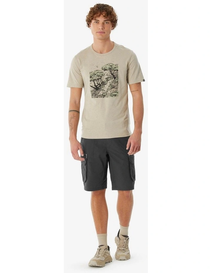 Decathlon | Mens hiking shorts, NH500 Cargo grey image 7