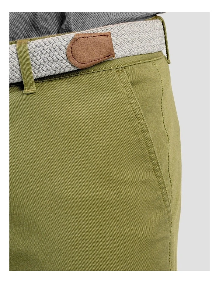 Decathlon | Men's golf cotton chino shorts - MW500 khaki image 3