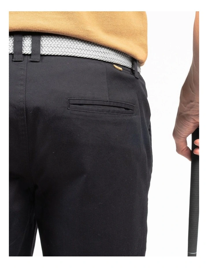 Decathlon | Men's golf cotton chino shorts - MW500 Black image 2