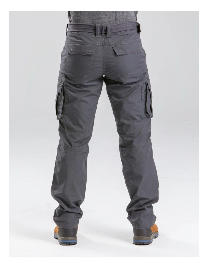 Decathlon | Men's Travel Trekking Cargo Trousers - TRAVEL 100 Grey image 2