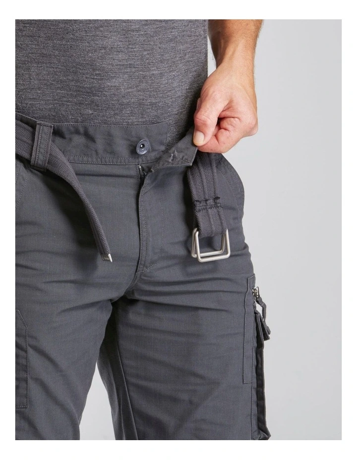 Decathlon | Men's Travel Trekking Cargo Trousers - TRAVEL 100 Grey image 4