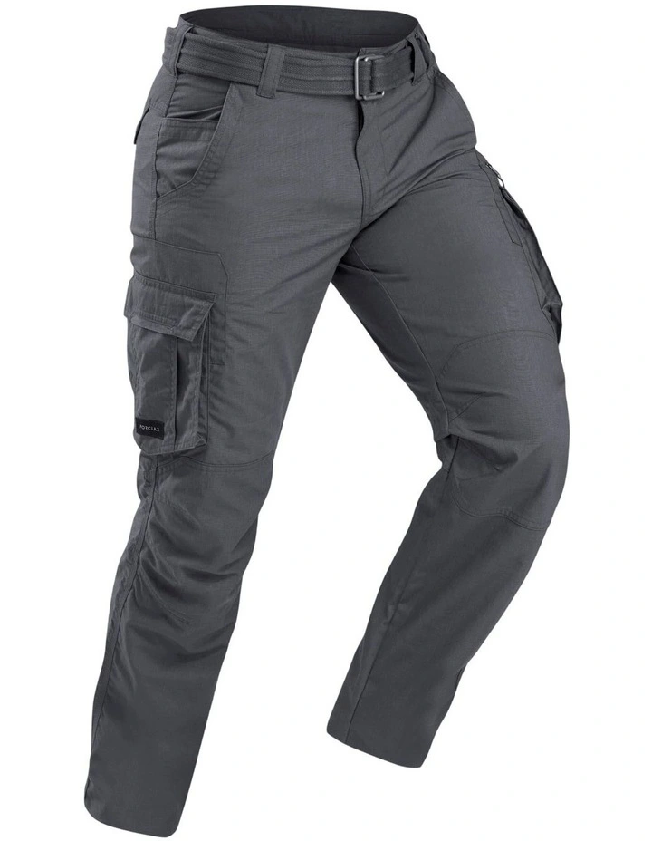 Decathlon | Men's Travel Trekking Cargo Trousers - TRAVEL 100 Grey image 7