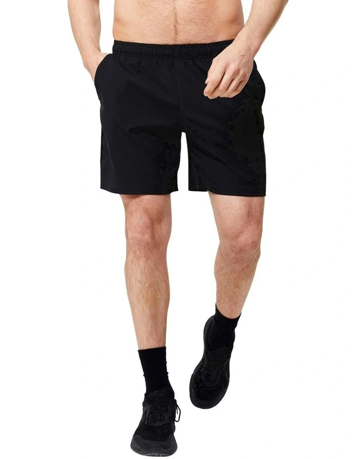 Decathlon | Men's Breathable Zip Pocket Cross Training Performance Shorts - Black image 1