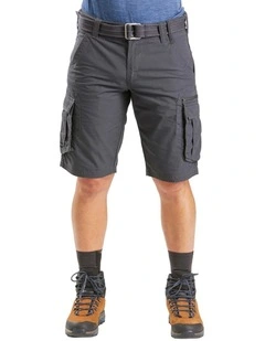 Decathlon | Men's Travel Trekking Cargo Shorts - TRAVEL 100 - Grey