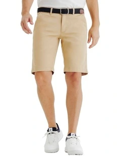 Decathlon | Inesis Men's Golf Cotton Chino Shorts - Mw500 Beige  - Beige