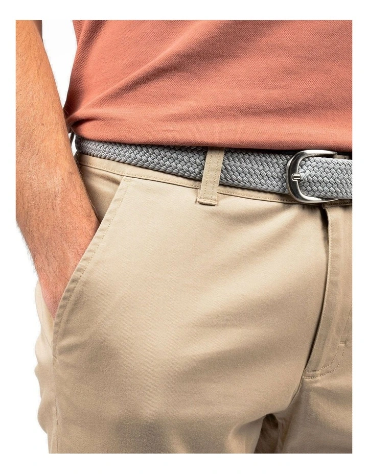 Decathlon | Inesis Men's Golf Cotton Chino Shorts - Mw500 Beige  - Beige image 4