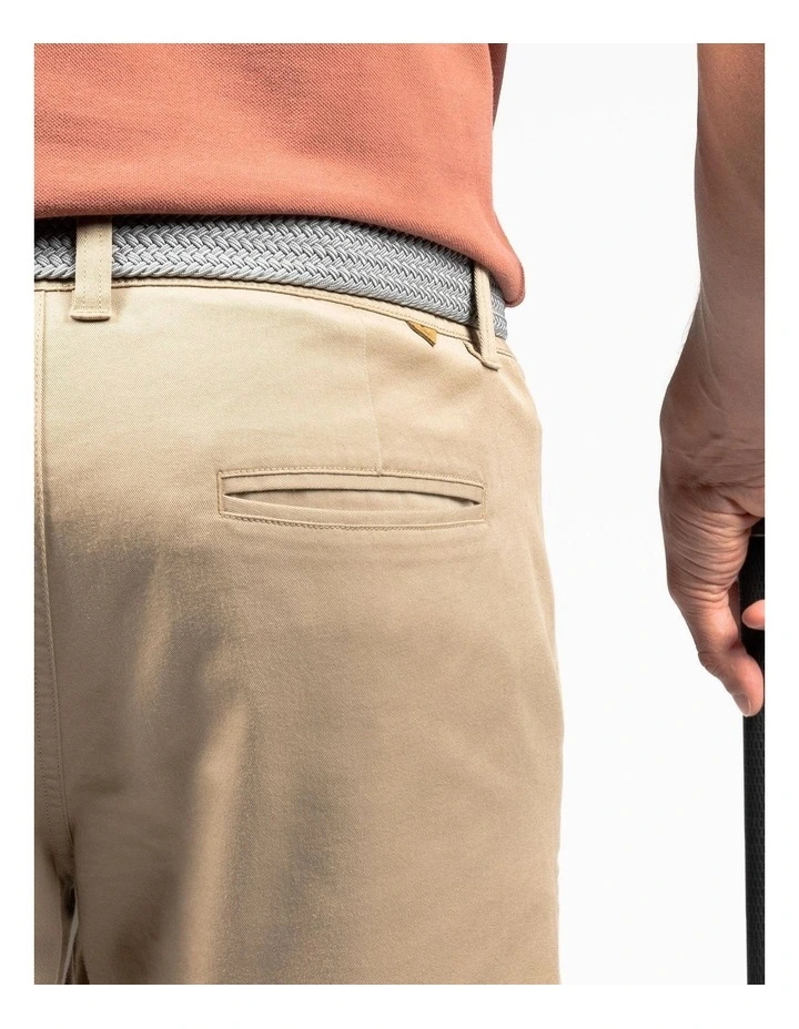 Decathlon | Inesis Men's Golf Cotton Chino Shorts - Mw500 Beige  - Beige image 5