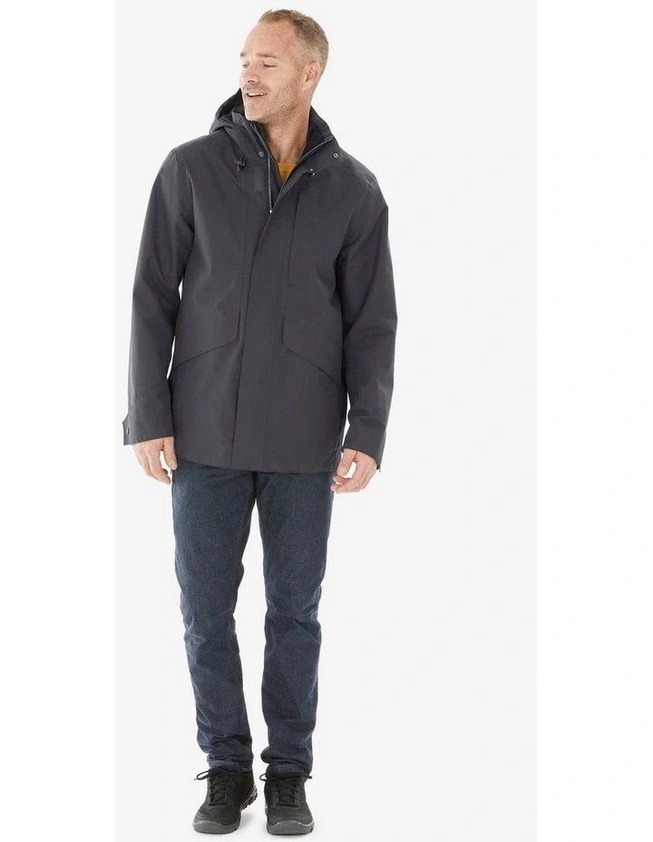 Decathlon | Men's Hiking Waterproof Jacket NH550 WP - Grey / 8583200 image 2