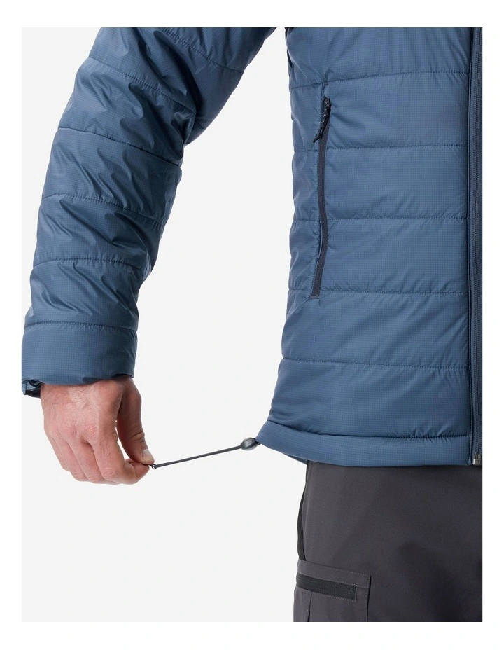 Decathlon | Forclaz Men's Synthetic Trekking Jacket MT100 Whale Grey image 7