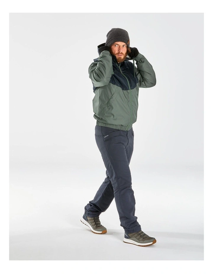 Decathlon | Quechua Men Waterproof Hiking Jacket NH100 Green image 2