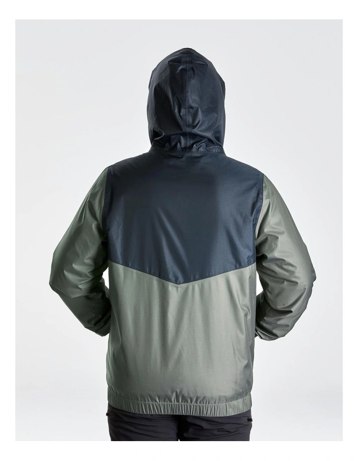 Decathlon | Quechua Men Waterproof Hiking Jacket NH100 Green image 3