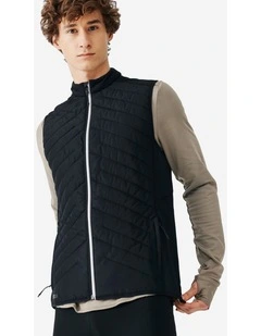 Decathlon | Men's warm sleeveless running jacket - KIPRUN RUN 500 Warm - Black