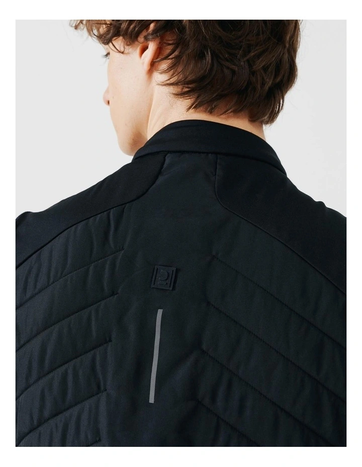 Decathlon | Men's warm sleeveless running jacket - KIPRUN RUN 500 Warm - Black image 4