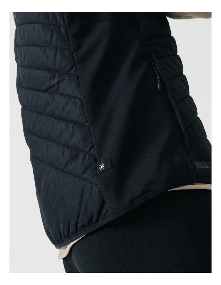 Decathlon | Men's warm sleeveless running jacket - KIPRUN RUN 500 Warm - Black image 6