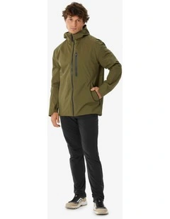 Decathlon | Quechua Mens Waterproof Hiking Jacket, Light V - Green
