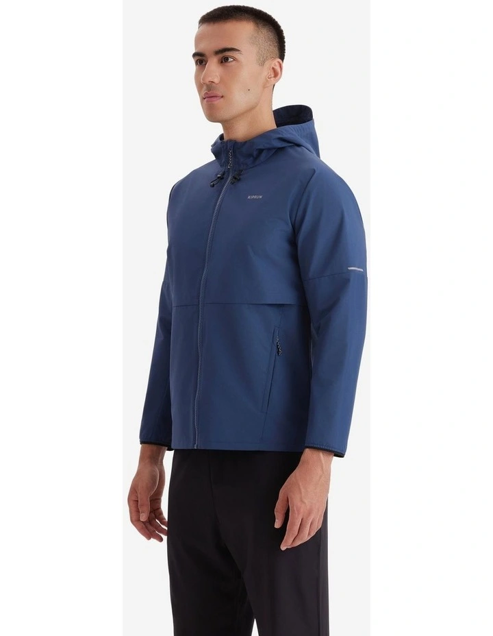 Decathlon | Men's Run 100 Waterproof Jacket - Blue image 3