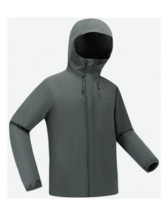 Decathlon | Mens lightweight, waterproof hiking jacket MH100 - Green