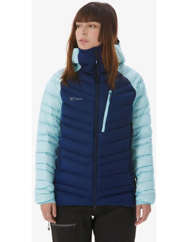 Decathlon | Simond Women Mountaineering Down Jacket Navy Blue image 2