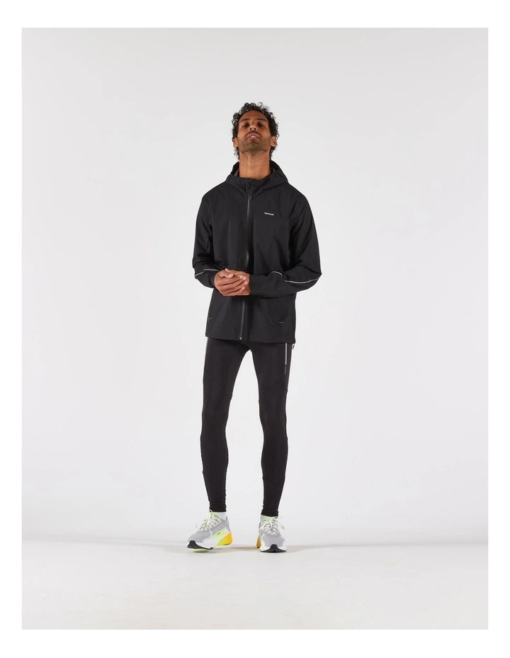 Decathlon | Men's waterproof trail running jacket, KIPRUN Run 500 - Black image 2