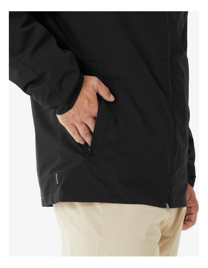 Mens Ski Jacket 100 in Black image 5