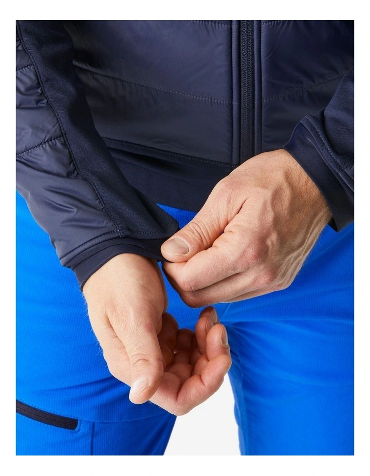 Decathlon | Men's Warm Hybrid Hiking Fleece MH900 Mountain - Blue image 4