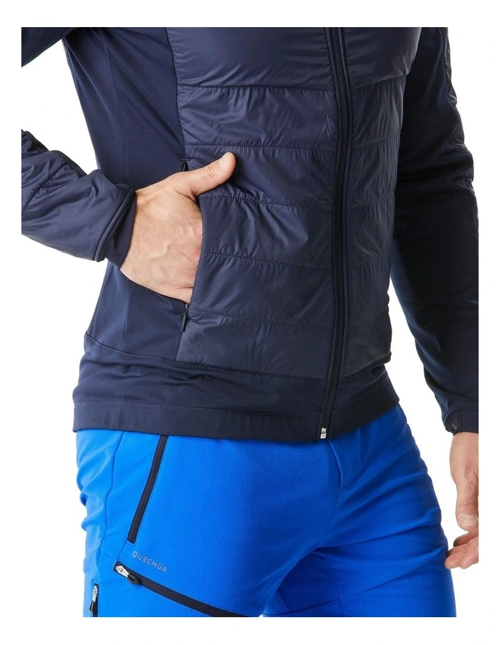 Decathlon | Men's Warm Hybrid Hiking Fleece MH900 Mountain - Blue image 5