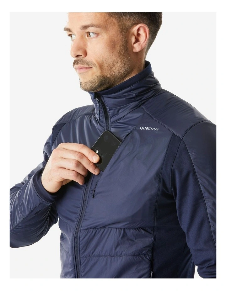 Decathlon | Men's Warm Hybrid Hiking Fleece MH900 Mountain - Blue image 6