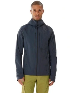 Decathlon | Men's Waterproof and Lightweight Hiking Jacket MH900-Grey - Black/Grey / 8883257