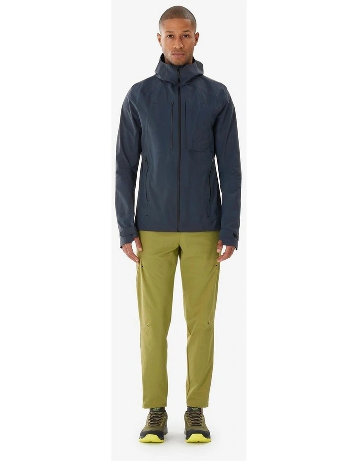 Decathlon | Men's Waterproof and Lightweight Hiking Jacket MH900-Grey - Black/Grey / 8883257 image 2