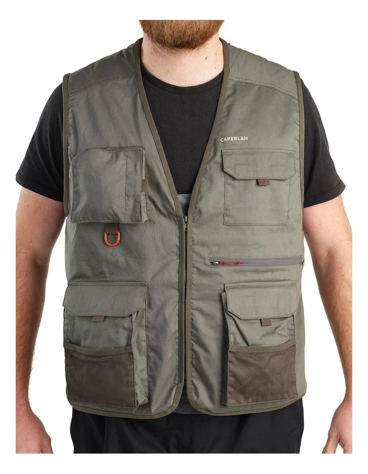 Decathlon | Fishing Gilet - FV 100 - Khaki image 1