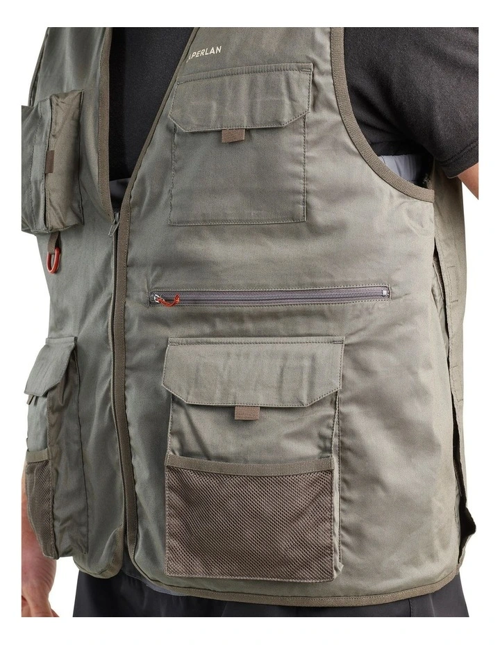 Decathlon | Fishing Gilet - FV 100 - Khaki image 3