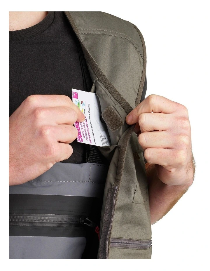 Decathlon | Fishing Gilet - FV 100 - Khaki image 5