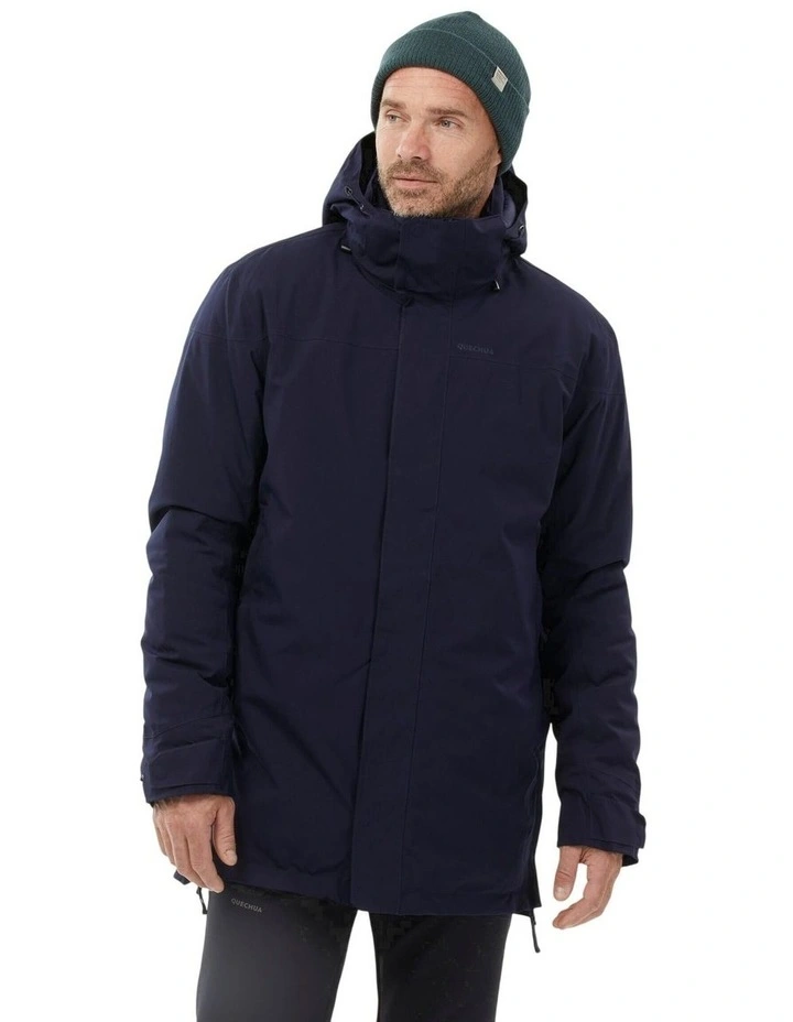 Quechua Mens Hiking Parka in Blue image 1