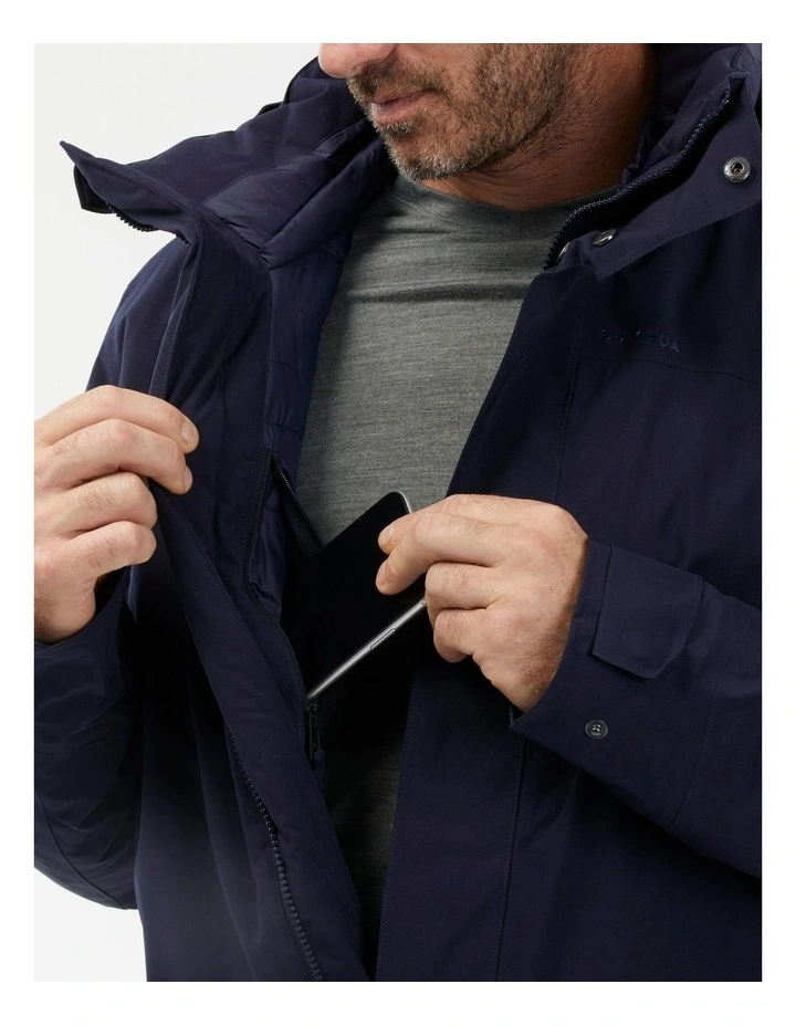 Quechua Mens Hiking Parka in Blue image 7