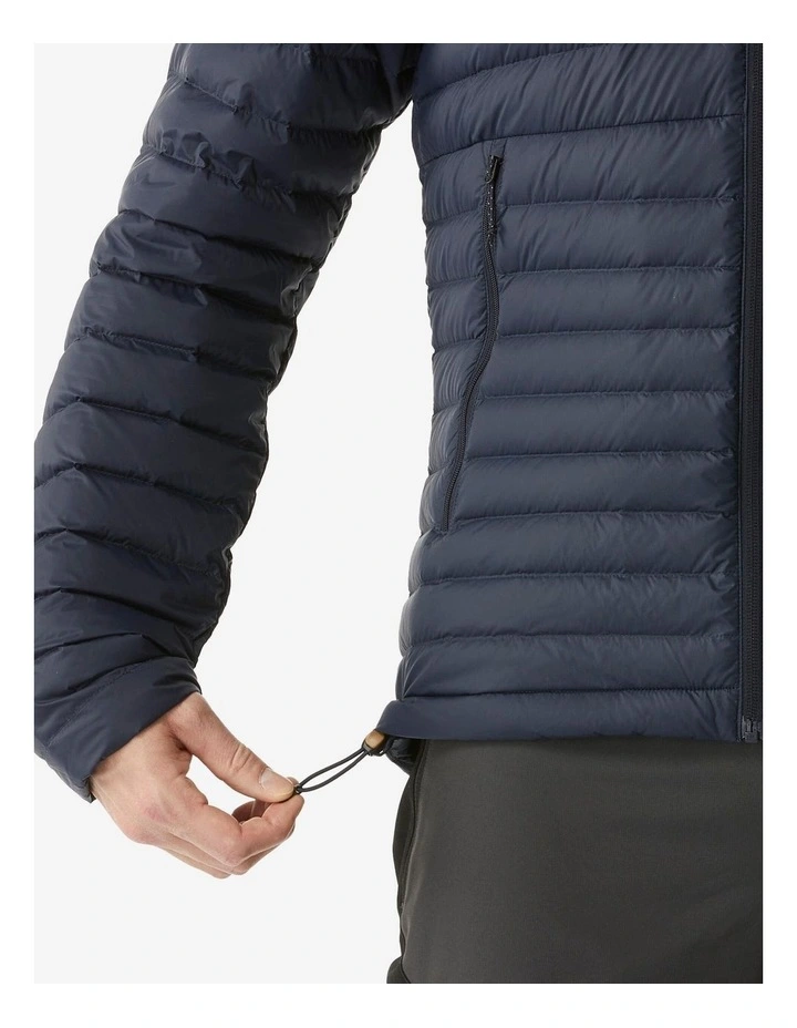 Decathlon | Mens hiking hooded down jacket -5C MH100 - Blue image 5