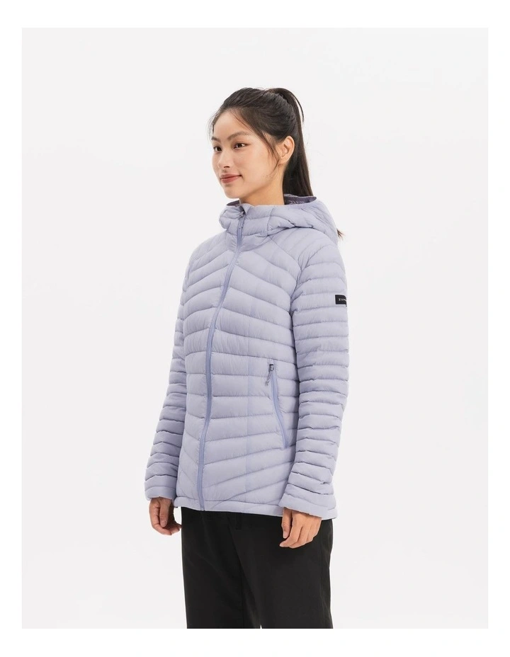 Decathlon | Forclaz Trek100 Hooded Down Jacket Purple image 1