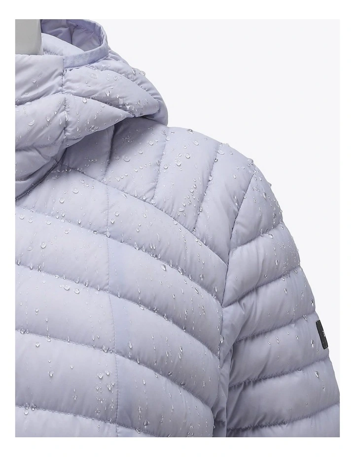 Decathlon | Forclaz Trek100 Hooded Down Jacket Purple image 2