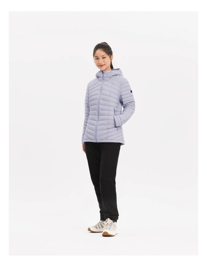 Decathlon | Forclaz Trek100 Hooded Down Jacket Purple image 4