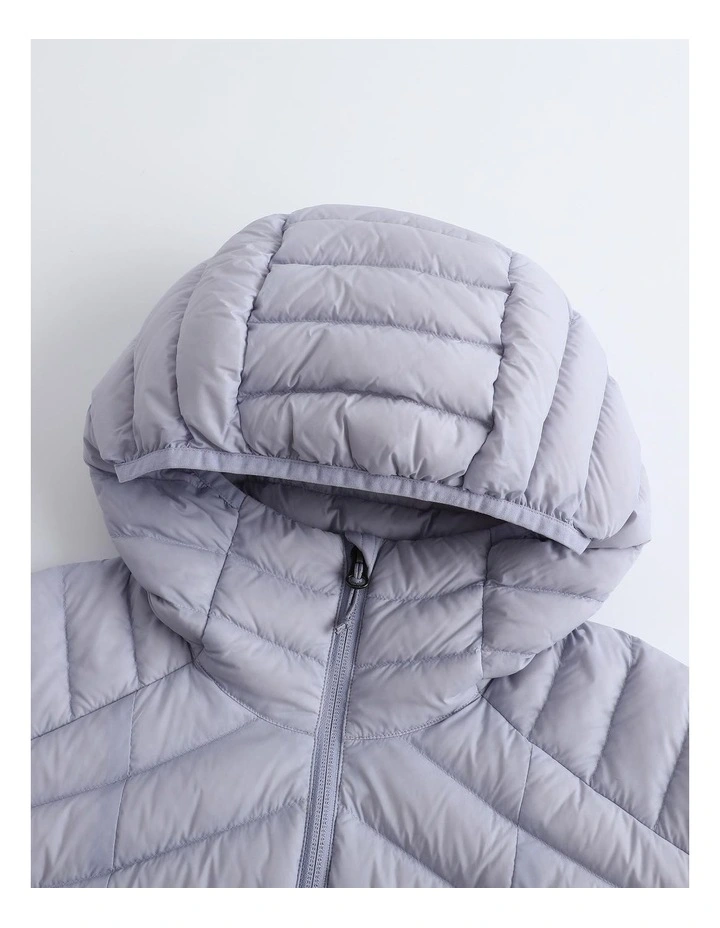 Decathlon | Forclaz Trek100 Hooded Down Jacket Purple image 6