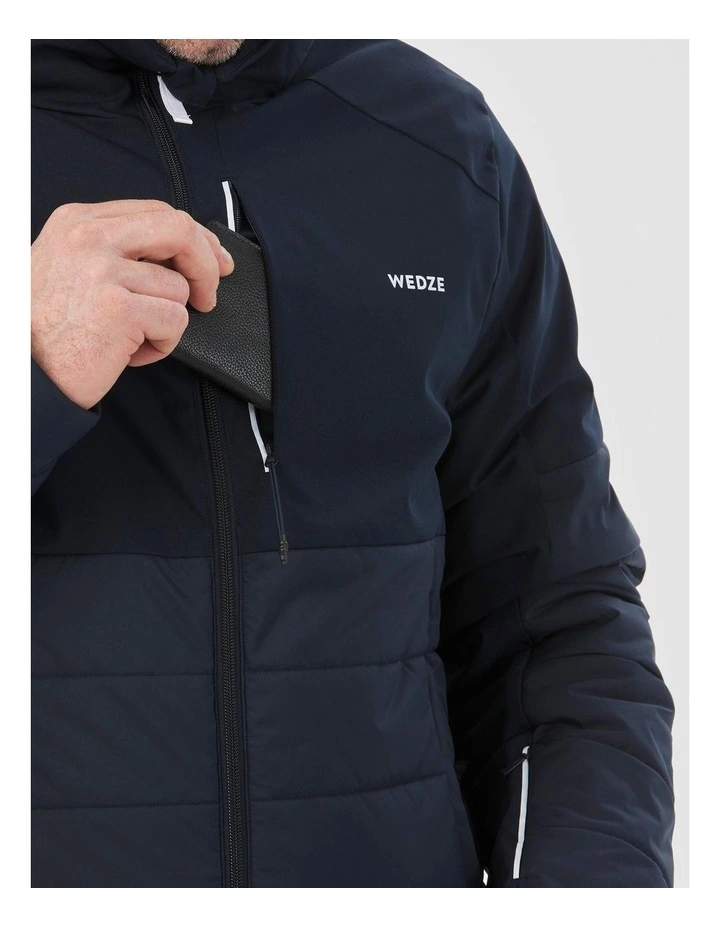 Decathlon | Wedze Men's Ski Jacket 100 Navy Blue image 7