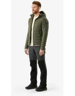 Decathlon | Mens hooded down hiking jacket -5C, MT100 - Green