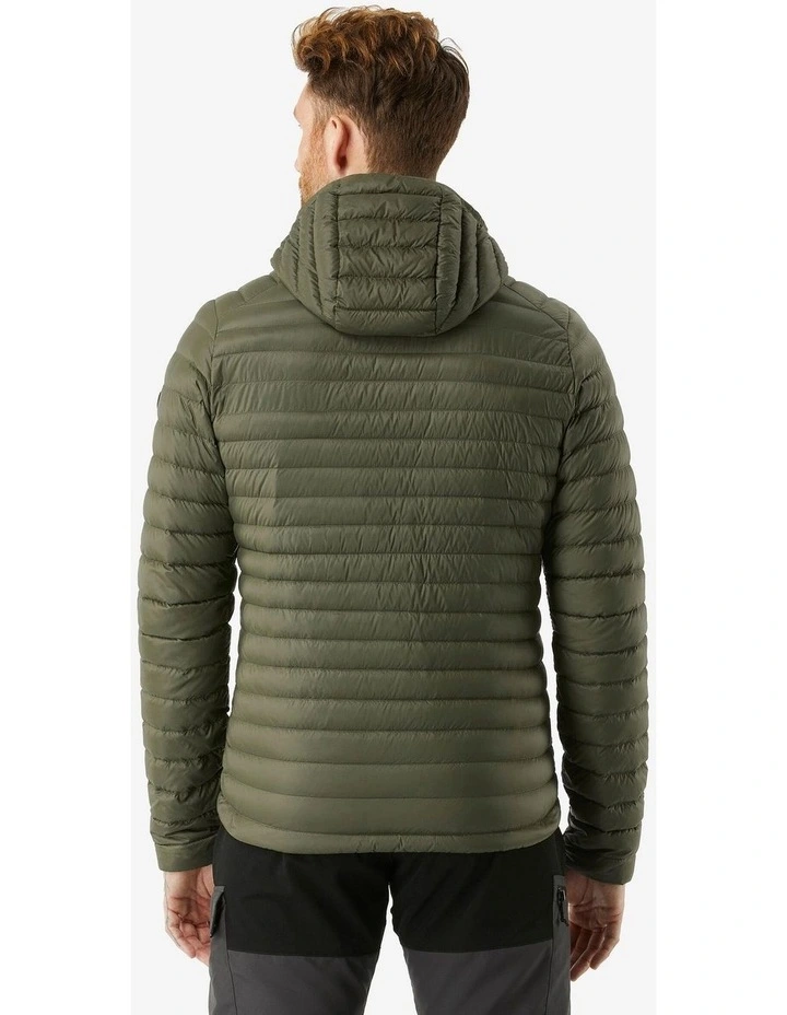 Decathlon | Mens hooded down hiking jacket -5C, MT100 - Green image 3