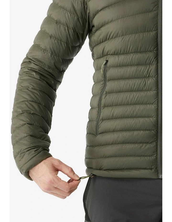 Decathlon | Mens hooded down hiking jacket -5C, MT100 - Green image 6