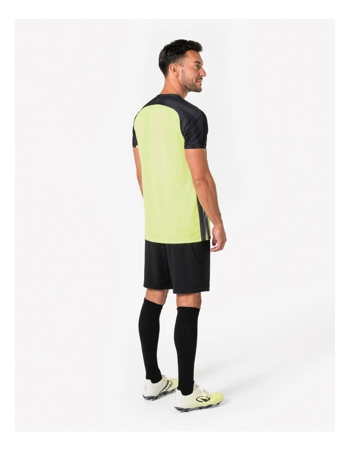 Adult Short-Sleeved Football Shirt Viralto Vibes in Yellow/Black image 6