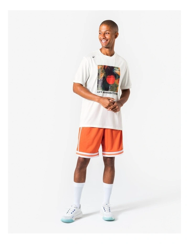 Basketball T-Shirt/Jersey in White image 1