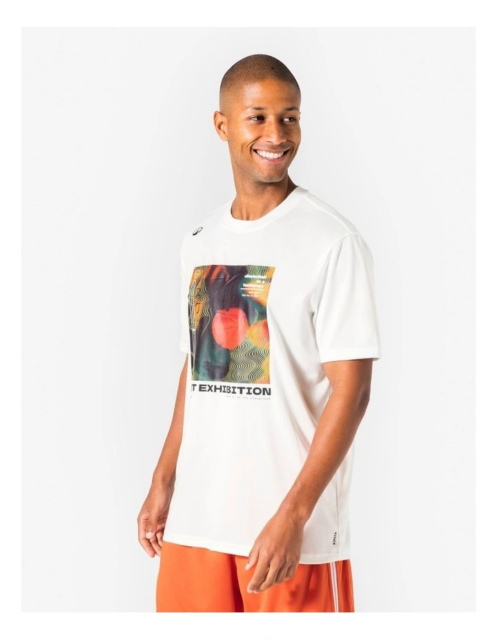 Basketball T-Shirt/Jersey in White image 3