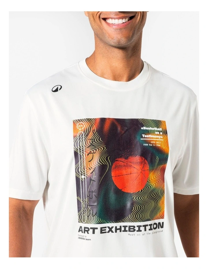 Basketball T-Shirt/Jersey in White image 4