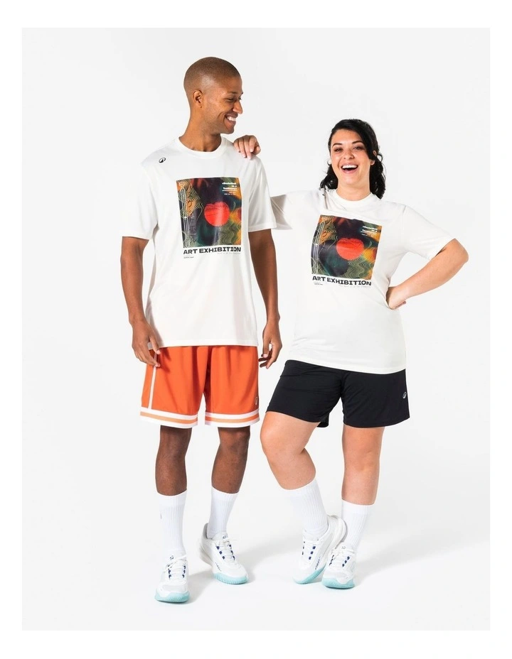 Basketball T-Shirt/Jersey in White image 5